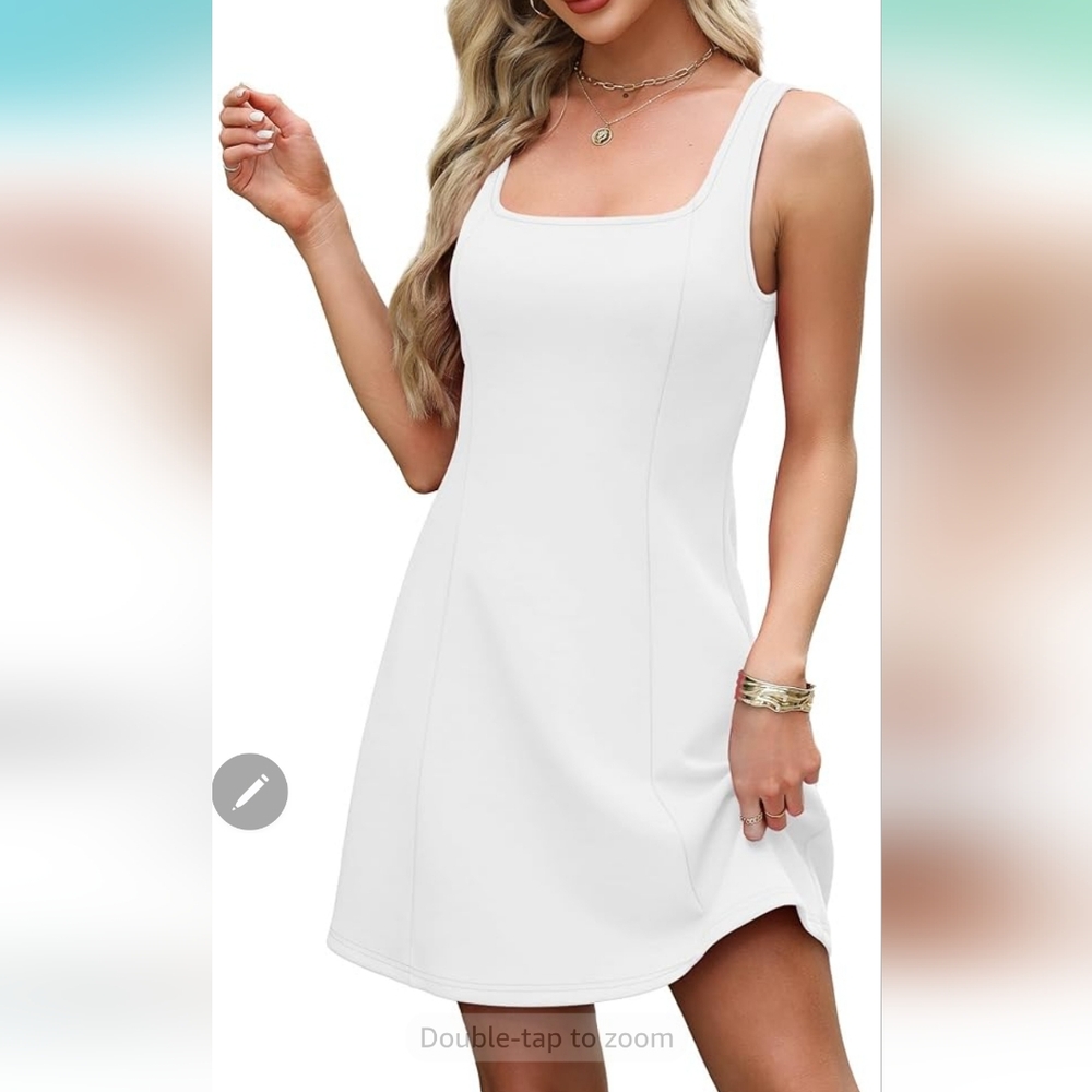 Chic White Strapless Dress